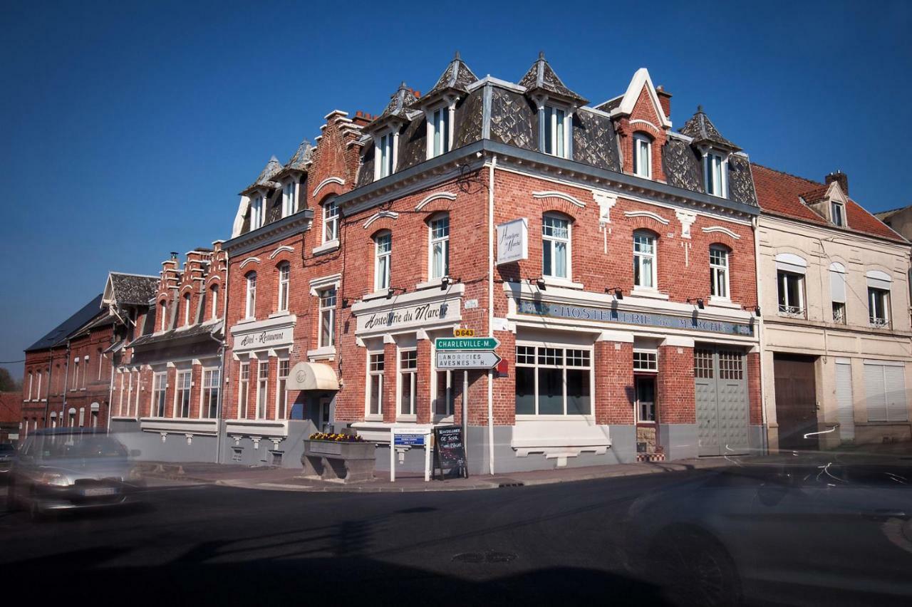 Logis - Hostellerie & Restaurant Du Marche Le Cateau-Cambresis Exterior foto